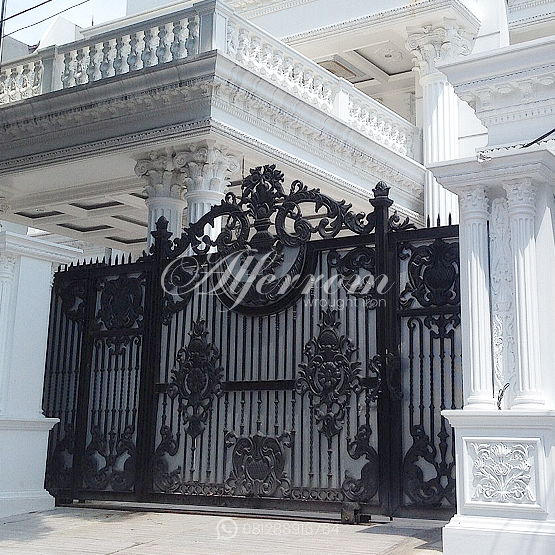 Pintu Gerbang Alumunium Cetak